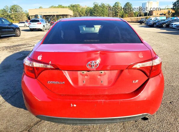 2T1BURHE1HC864784 2017 TOYOTA COROLLA Red Vista trasera