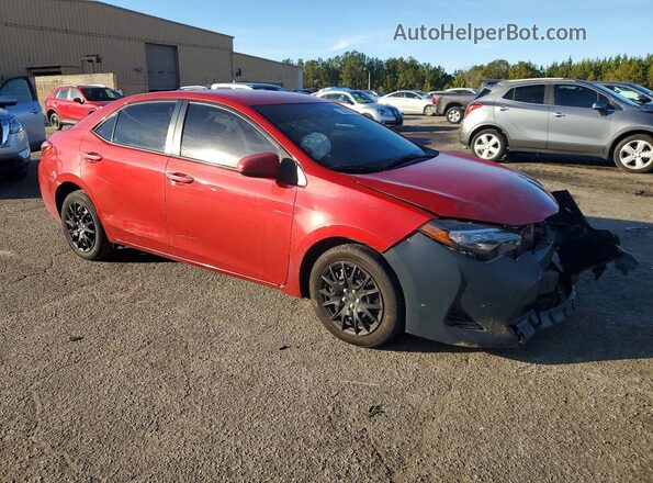 2T1BURHE1HC864784 2017 TOYOTA COROLLA Red Delantero derecho