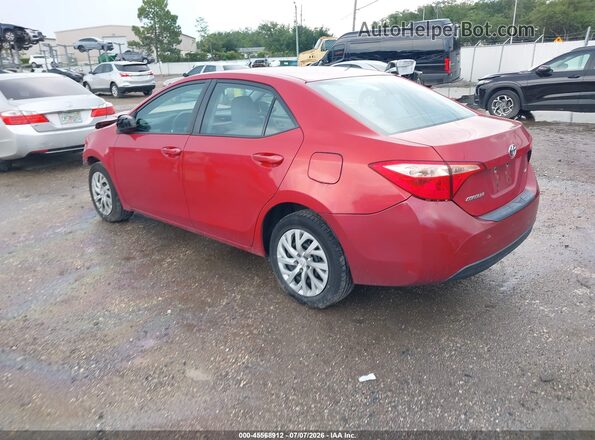 2T1BURHE1HC894268 2017 TOYOTA COROLLA Red Հետևի ձախ