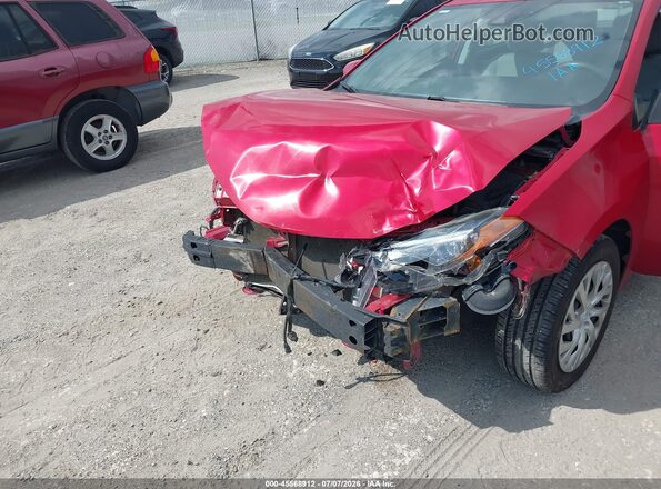 2T1BURHE1HC894268 2017 TOYOTA COROLLA Red Դիմացի տեսք