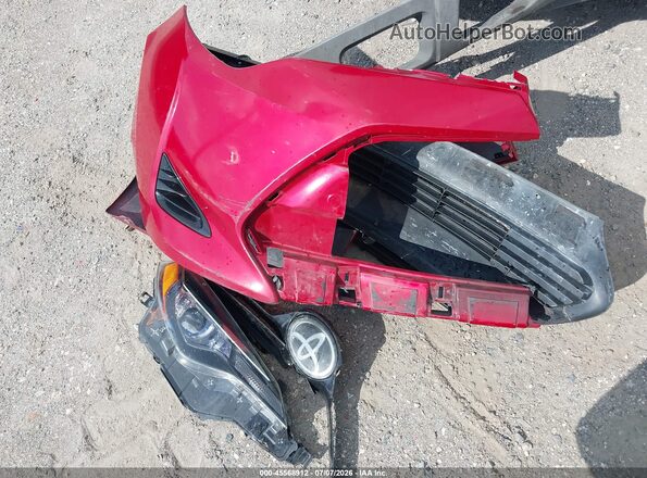 2T1BURHE1HC894268 2017 TOYOTA COROLLA Red Սարքավորումների վահանակի տեսք