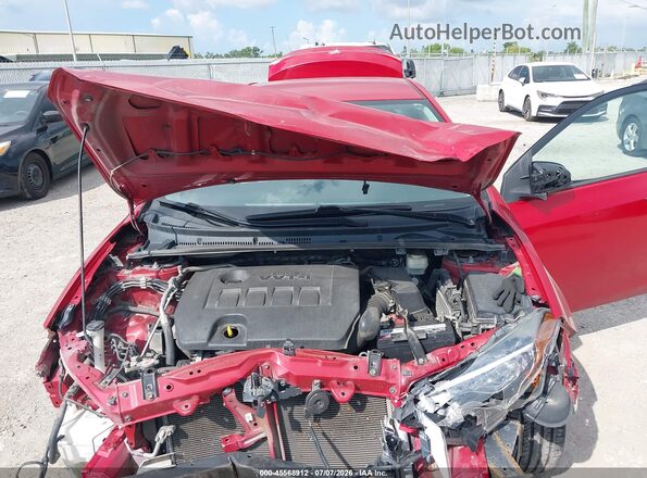 2T1BURHE1HC894268 2017 TOYOTA COROLLA Red Հետևի տեսք