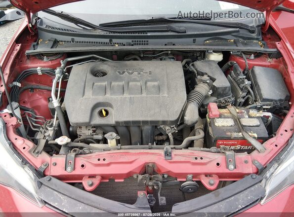 2T1BURHE1HC918696 2017 TOYOTA COROLLA Red Widok z tyłu