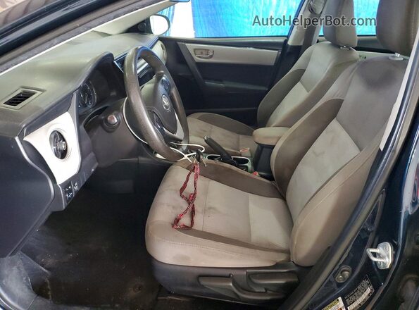 2T1BURHE1HC941153 2017 TOYOTA COROLLA Black წინა სალონის ხედი