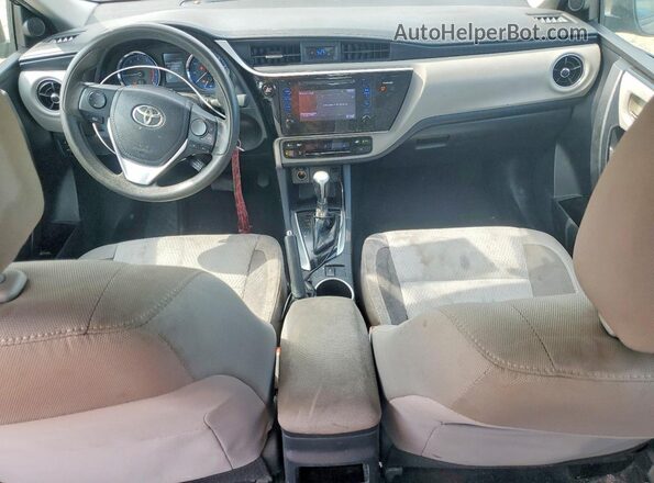 2T1BURHE1HC941153 2017 TOYOTA COROLLA Black წინა პანელის ხედი