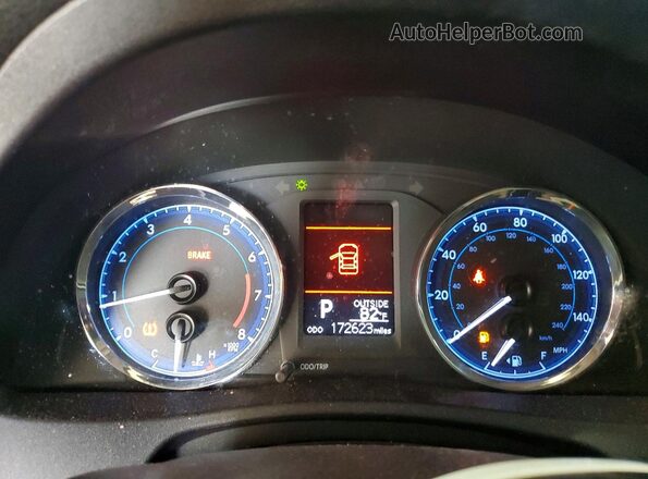 2T1BURHE1HC941153 2017 TOYOTA COROLLA Black ხელსაწყოთა პანელის ხედი