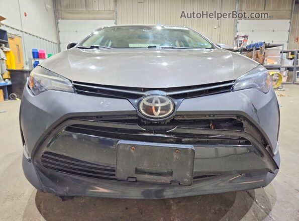 2T1BURHE1HC948328 2017 TOYOTA COROLLA Gray წინა ხედი