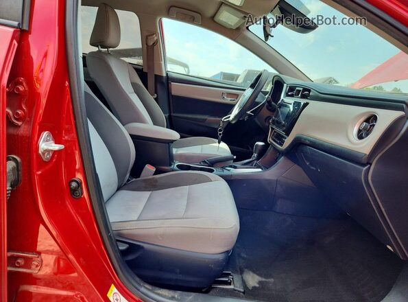2T1BURHE1HC949057 2017 TOYOTA COROLLA Red Vista interior delantera