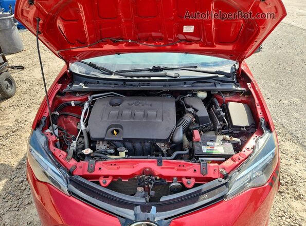 2T1BURHE1HC949057 2017 TOYOTA COROLLA Red Vista interior trasera