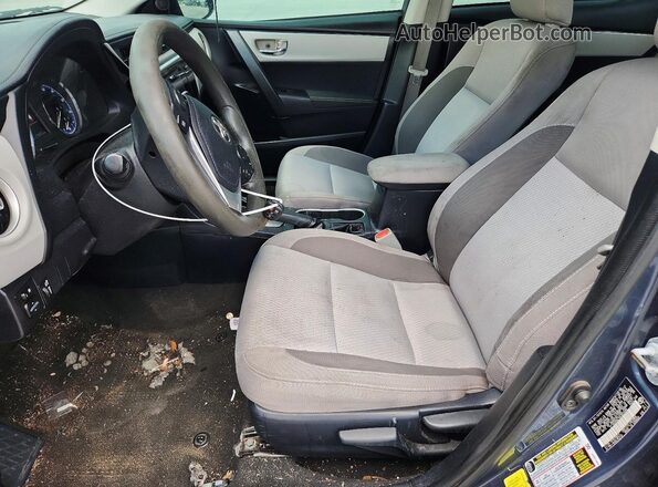 2T1BURHE1HC963489 2017 TOYOTA COROLLA Gray Вид салону спереду