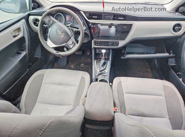 2T1BURHE1HC963489 2017 TOYOTA COROLLA Gray Вид панелі приладів
