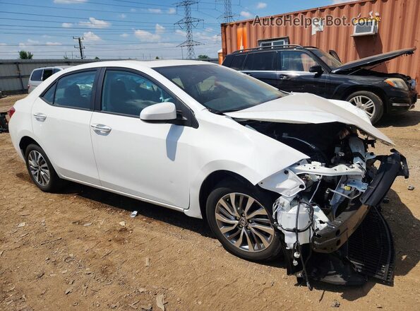 2T1BURHE1JC000842 2018 TOYOTA COROLLA White Przód prawy