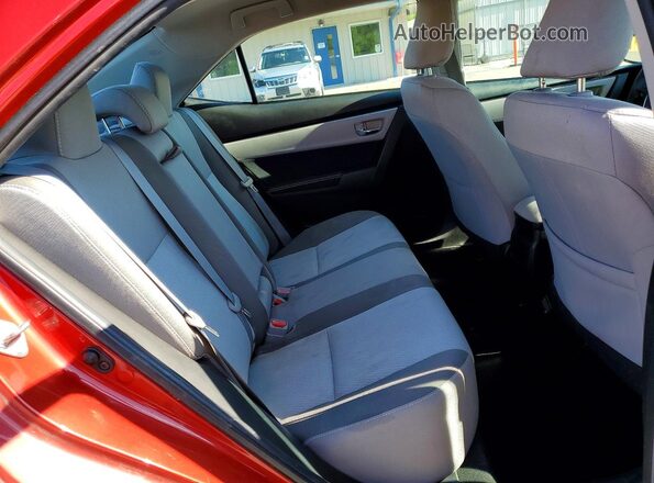 2T1BURHE1JC018063 2018 TOYOTA COROLLA Красный Вид задних сидений