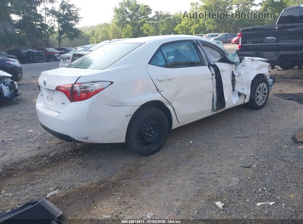 2T1BURHE1JC029449 2018 TOYOTA COROLLA White Հետևի աջ
