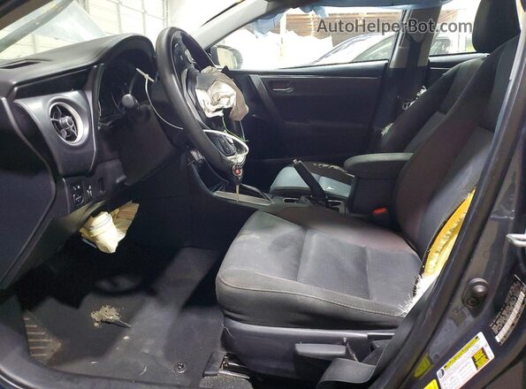 2T1BURHE1JC031833 2018 TOYOTA COROLLA Blue Вид салону спереду