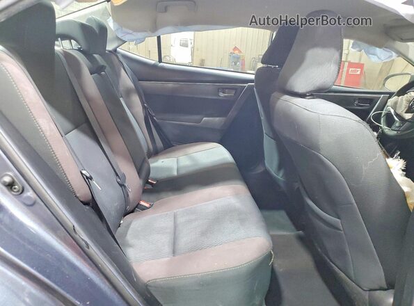 2T1BURHE1JC031833 2018 TOYOTA COROLLA Blue Вид задніх сидінь