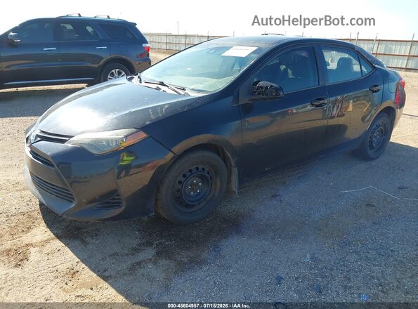2T1BURHE1JC038491 2018 TOYOTA COROLLA Black Front left