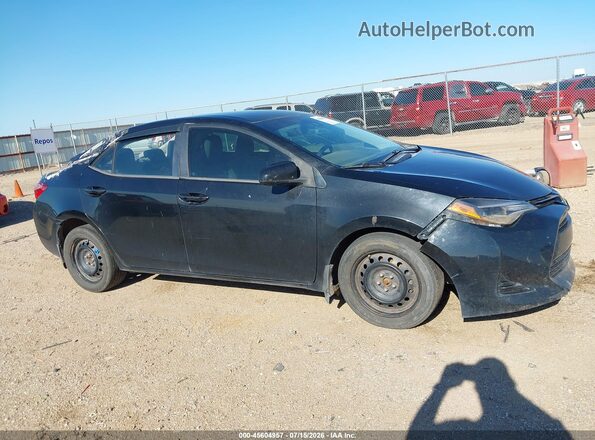 2T1BURHE1JC038491 2018 TOYOTA COROLLA Black Rear interior view
