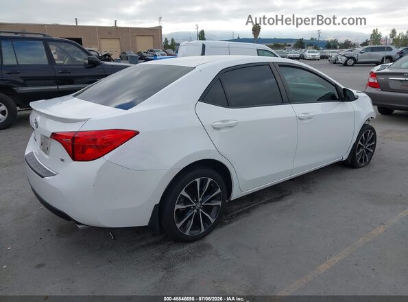 2T1BURHE1JC051743 2018 TOYOTA COROLLA White Trasero derecho