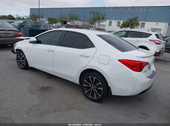 2T1BURHE1JC051743 2018 TOYOTA COROLLA White Trasero izquierdo