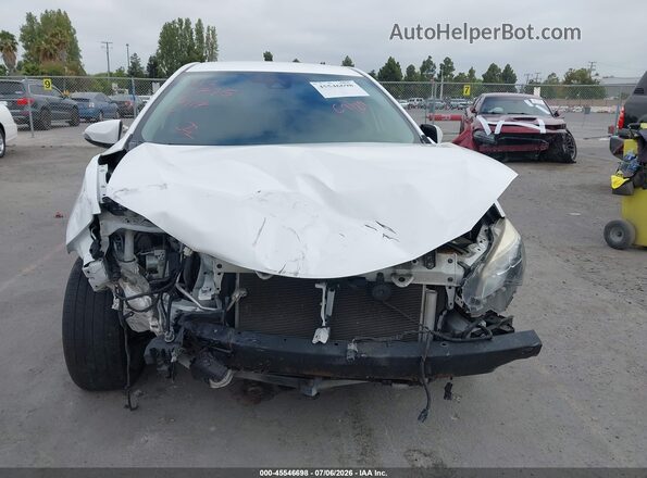 2T1BURHE1JC051743 2018 TOYOTA COROLLA White Vista del cuadro de instrumentos