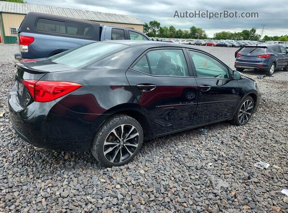 2T1BURHE1JC051953 2018 TOYOTA COROLLA Черный Задняя правая четверть