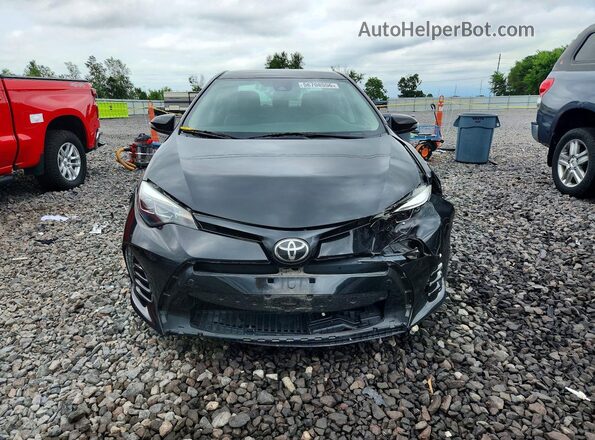 2T1BURHE1JC051953 2018 TOYOTA COROLLA Черный Вид спереди
