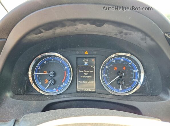 2T1BURHE1JC063794 2018 TOYOTA COROLLA Черный Вид щитка приборов