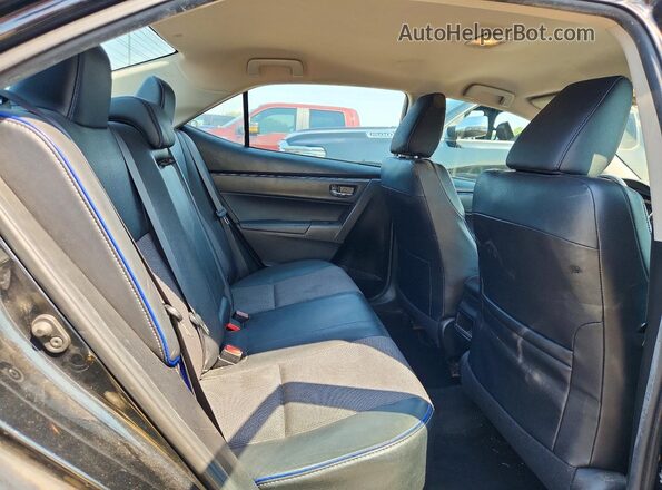 2T1BURHE1JC063794 2018 TOYOTA COROLLA Черный Вид задних сидений