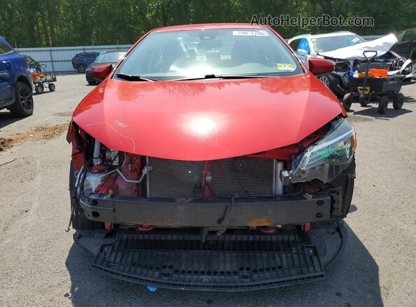 2T1BURHE1JC065576 2018 TOYOTA COROLLA Red Вид спереду