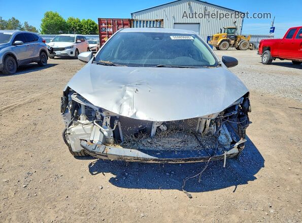 2T1BURHE1JC074343 2018 TOYOTA COROLLA Silver Front view