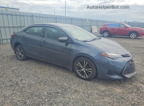 2T1BURHE1JC076139 2018 TOYOTA COROLLA Gray Przód prawy
