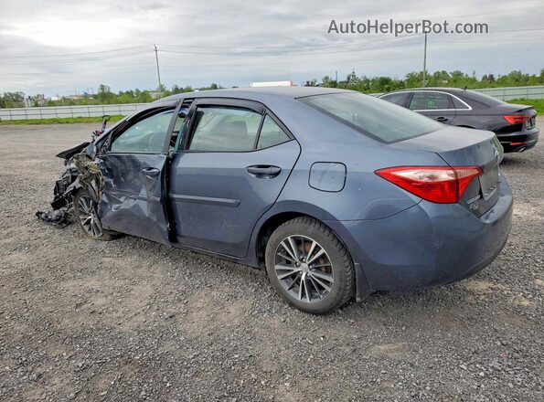 2T1BURHE1JC076139 2018 TOYOTA COROLLA Gray Tył lewy