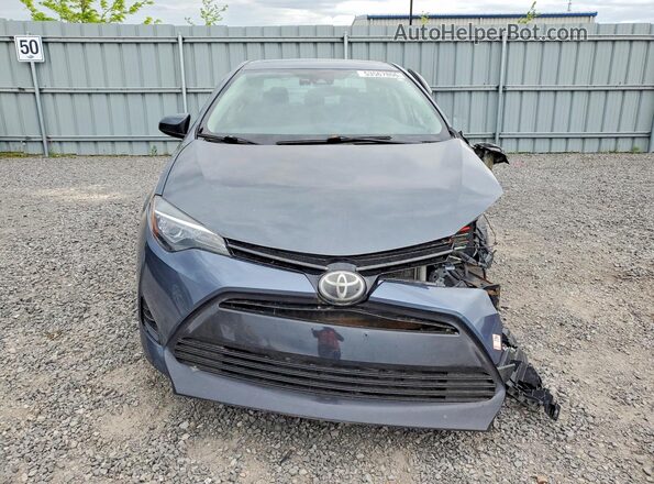 2T1BURHE1JC076139 2018 TOYOTA COROLLA Gray Widok z przodu