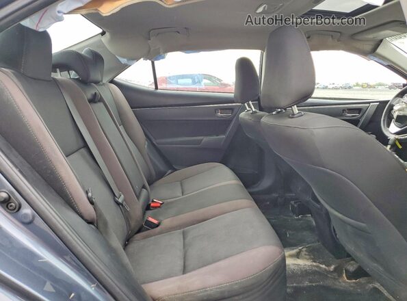 2T1BURHE1JC076139 2018 TOYOTA COROLLA Gray Widok tylnych siedzeń