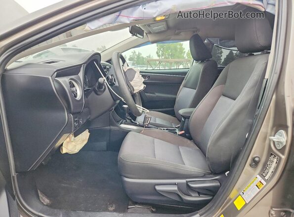2T1BURHE1JC099579 2018 TOYOTA COROLLA Gray Սալոնի դիմացի տեսք