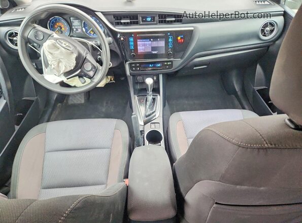 2T1BURHE1JC099579 2018 TOYOTA COROLLA Gray Առջևի վահանակի տեսք