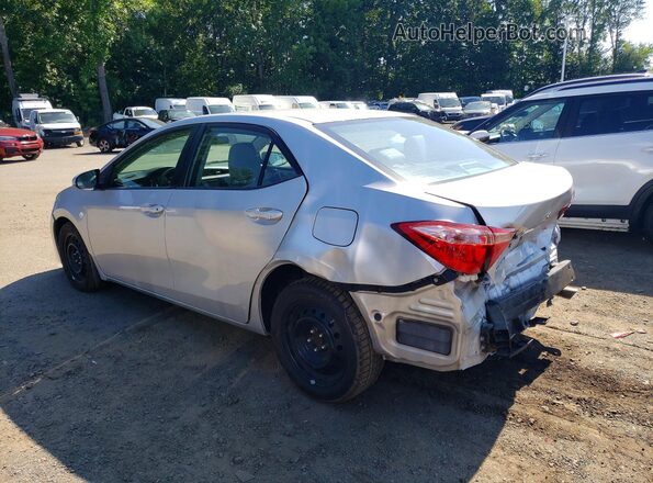 2T1BURHE1JC965913 2018 TOYOTA COROLLA Silver Rear left