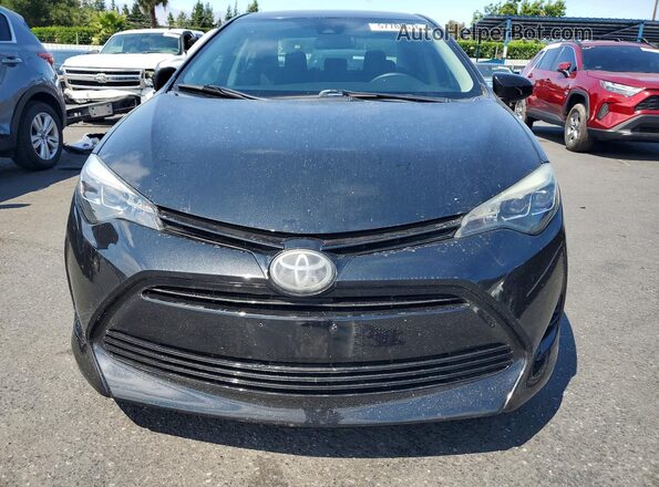 2T1BURHE1JC974319 2018 TOYOTA COROLLA Black Դիմացի տեսք