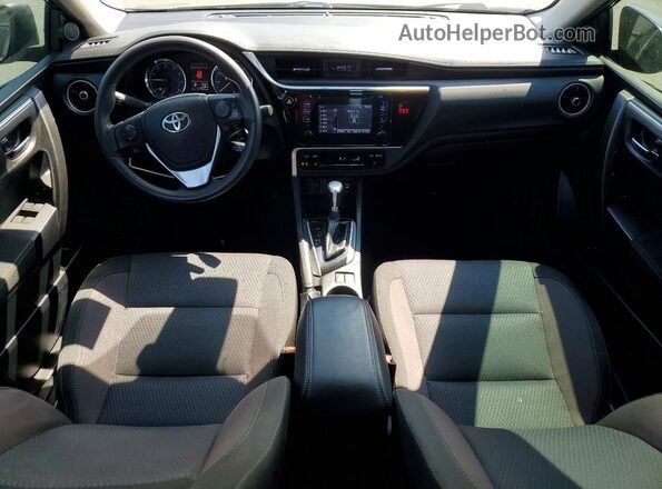 2T1BURHE1JC974319 2018 TOYOTA COROLLA Black Առջևի վահանակի տեսք