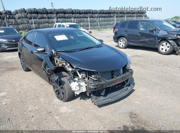2T1BURHE1JC990729 2018 TOYOTA COROLLA Black Front view