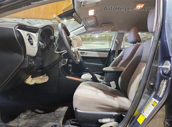 2T1BURHE1KC146269 2019 TOYOTA COROLLA Gray Вид салону спереду