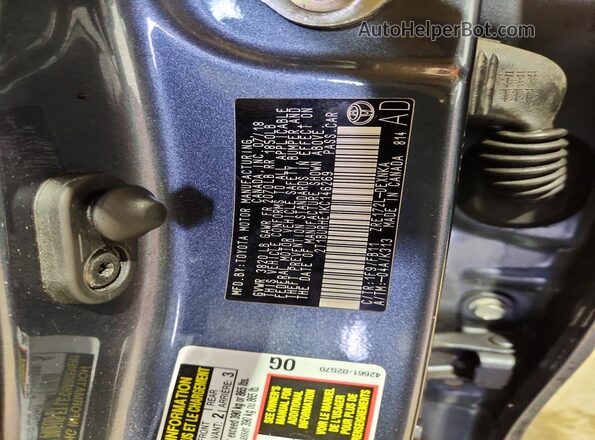 2T1BURHE1KC146269 2019 TOYOTA COROLLA Gray Вид підкапотного простору
