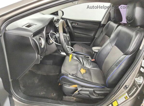 2T1BURHE1KC151200 2019 TOYOTA COROLLA Tan Front interior view