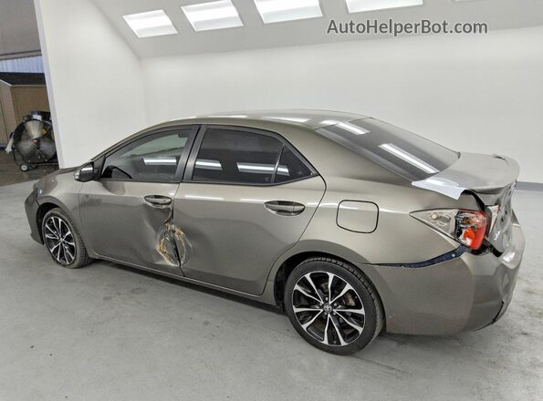 2T1BURHE1KC151200 2019 TOYOTA COROLLA Tan Rear left