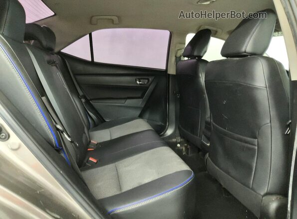 2T1BURHE1KC151200 2019 TOYOTA COROLLA Tan Rear seats view