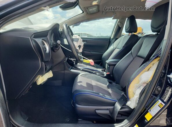 2T1BURHE1KC154579 2019 TOYOTA COROLLA Charcoal Widok wnętrza z przodu
