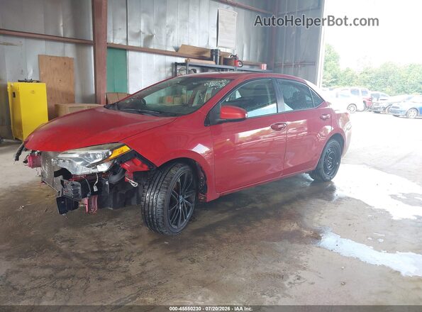 2T1BURHE1KC156042 2019 TOYOTA COROLLA Red Передня ліва чверть