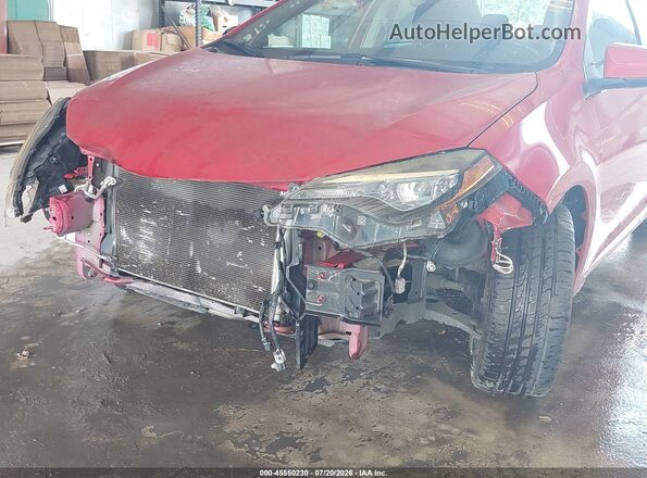 2T1BURHE1KC156042 2019 TOYOTA COROLLA Red Вид спереду