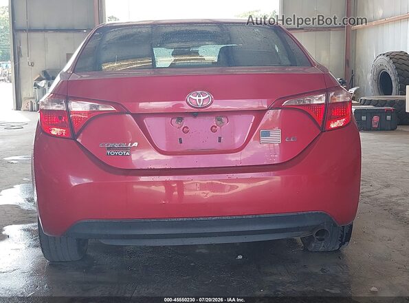 2T1BURHE1KC156042 2019 TOYOTA COROLLA Red 